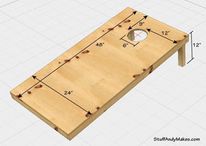 Uk Concept Cornhole Hole Size