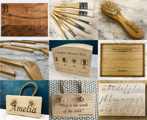 Personalised Montessori Inspired Materials - by Benedykt and Sylvester  Discount Code + Giveaway!