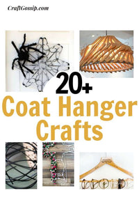 20 Crafts To Make With Old Coat Hangers