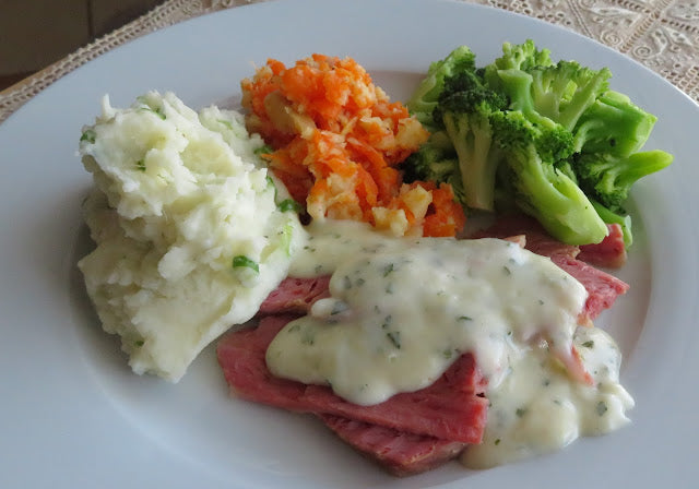 Corned Beef with Parsley Sauce