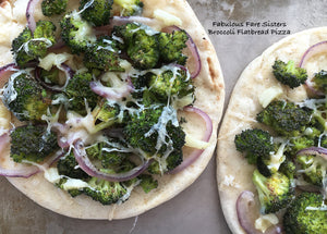 Broccoli Flatbread Pizza