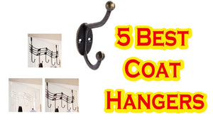 5 Best Coat Hangers #5 2Pcs stainless steel Door Hooks Hanging Hanger Holder for Hanging Coat Cloth
