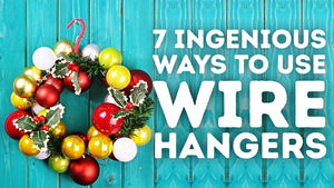 7 ingenious ways to use wire hangers l 5-MINUTE CRAFTS From holiday wreaths to a trendy magazine holder, these are 7 ways to reuse your lonely clothes ...