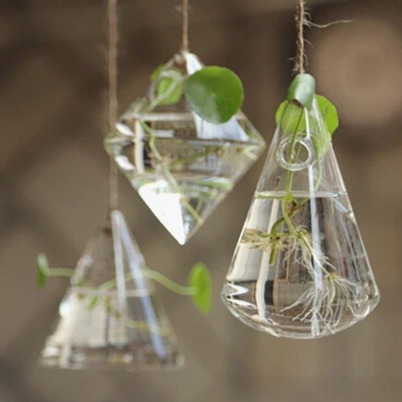 Remarkable Glass Hanging Planters