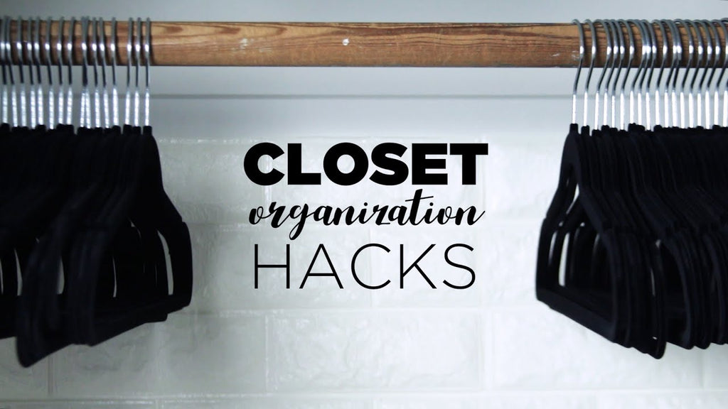 Here is what you'll need! CLOSET ORGANIZATION HACKS 1