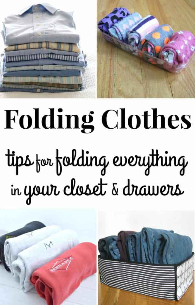 Knowing the different steps to folding clothes neatly makes keeping clothes wrinkle-free easy