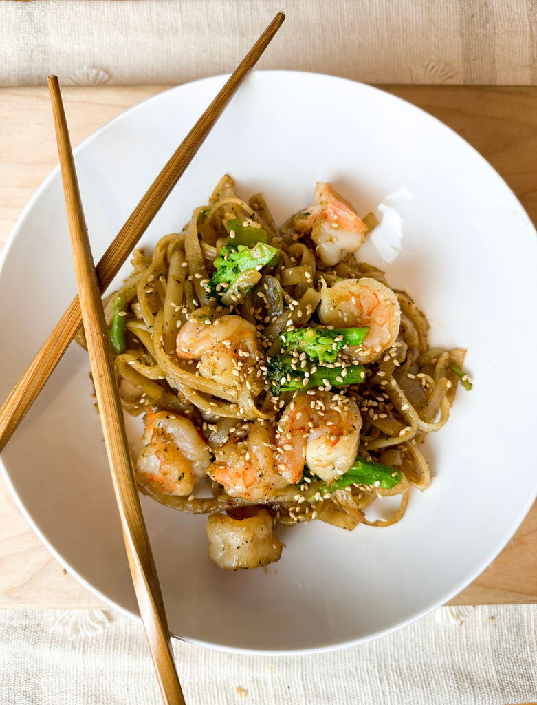 Shrimp & Broad Noodles