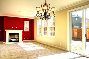 Dream Red Accent Wall Living Room