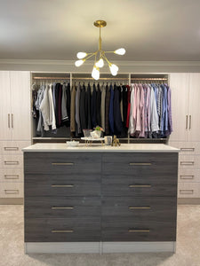 A Soft & Spacious Shared Closet