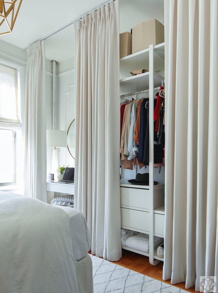 Closet Curtains to Bring Order to the Chaos