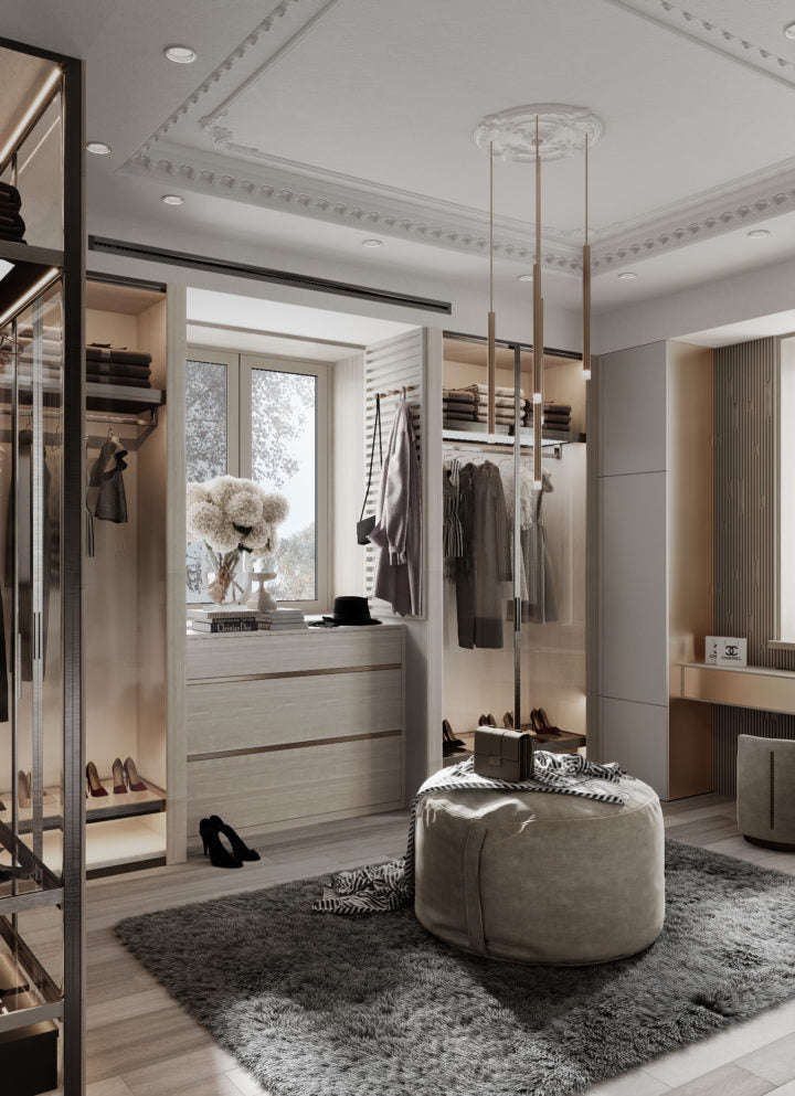 11 Ways To Add Luxury To Your Walk-In Closet