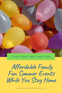 Affordable Family Fun Summer Events While You Stay Home : The Saturday Weekend Review #301