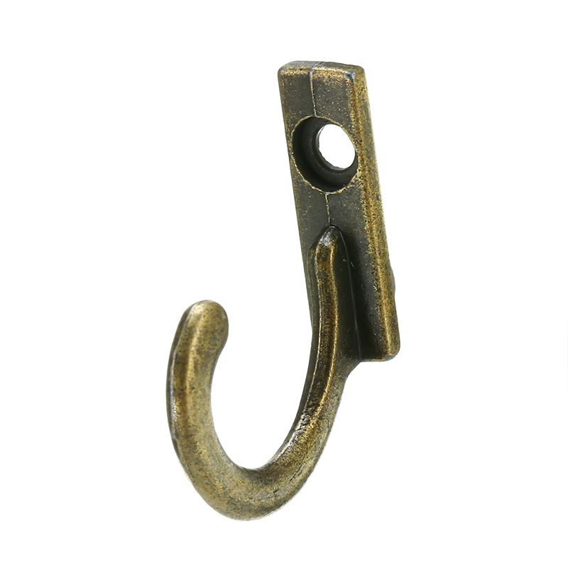 10Pcs Antique Key Hooks Mounted Hooks Wall Key Holder Clothes Hanger Decorative Hanging Hooks for Door Wall