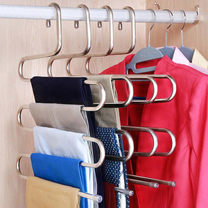 5 layers S Shape MultiFunctional Clothes Hangers