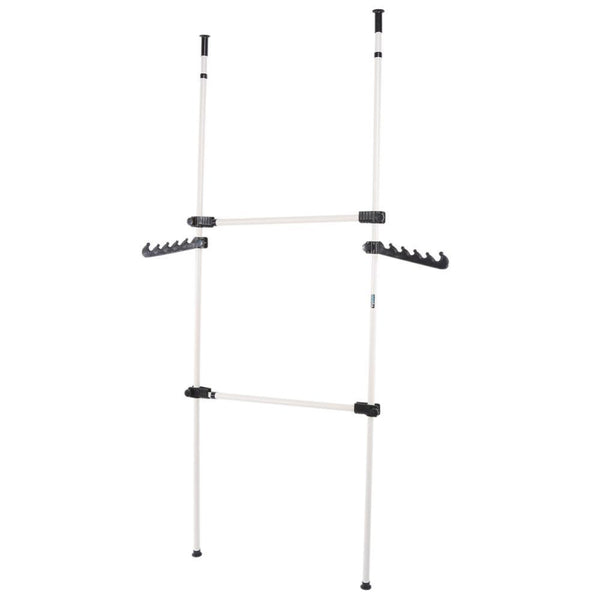 2-4 Poles Clothes Hanger Adjustable Rack Organizer