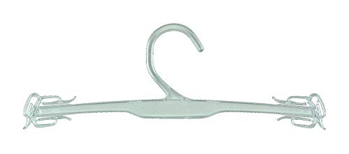Amiff Clothes Hangers. 10" Lingerie Plastic Hangers Pack of 10 Swimwear organizers. Display hangers Bras, Panties intimate apparel. Stores Home. Storage Organization.
