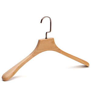 C.K.H. Solid Wood Hangers Home Bedroom Coat Drying Rack Clothing Store No Trace Clothing Support Simple Non-Slip Hanging Clothes Rack