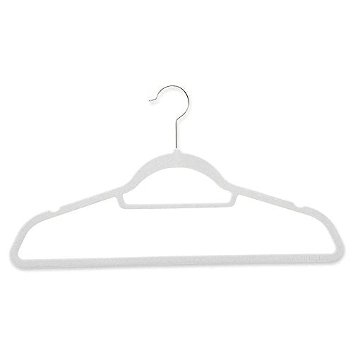 Real Simple 30-Count Flocked Suit Hangers in Dove