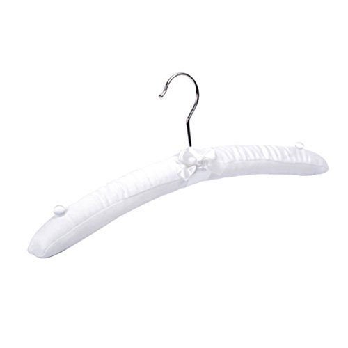 Non-slip- Coat Hanger Silk Sponge No Trace Hanger, 5/10 Pack hanger (Color : White, Size : 5 Pack)