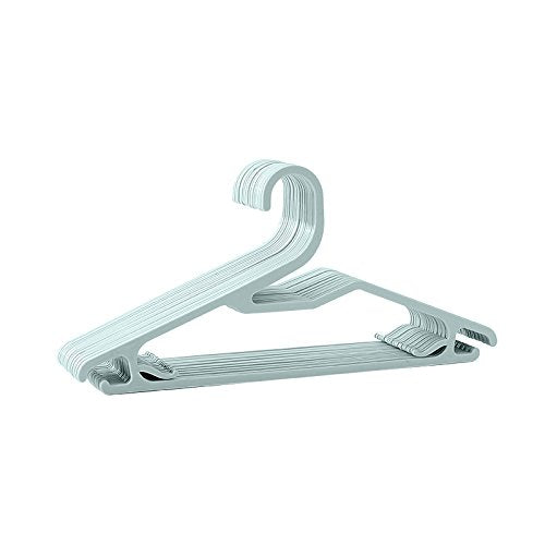 FORWIN- Simple Adult Plastic Hanger Multifunction Clothes Holder 30 Pack hanger (Color : Blue)