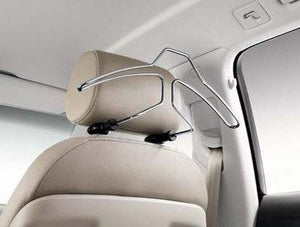 Audi Genuine Metal Hanger Silver Metal Car Coat Hanger Auto Seat Headrest Clothes Jackets Suits Holder