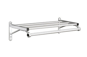 Glaro 500SA-60 500 Series Wall Racks 60" With Shelf And Hanger Bar