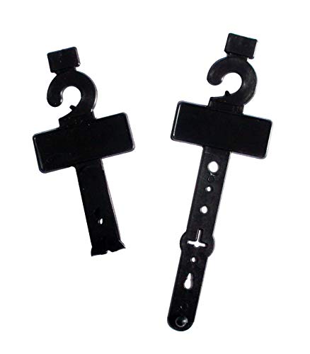 HAND Well Made Tools No.12 Plastic Black Belt Display Hangers - Pack of 20