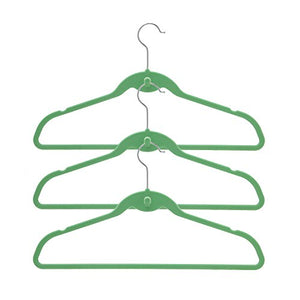 BriaUSA Cascade Hangers Green Steel Swivel Hooks -Slim, Sturdy Saves You Extra Space - Box of 20