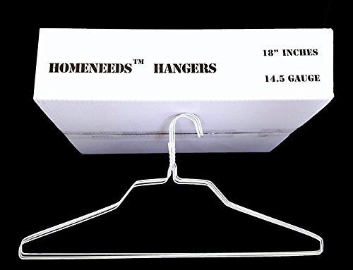 200 Wire Hangers 18  Standard White Clothes Hangers