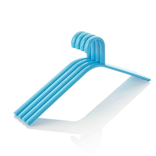 Non-slip- Hanger Triangular No Trace Plastic Hanger Shirt T-shirts Hanger, 40.5CM, 10/20 Pack hanger (Color : Blue, Size : 20 Pack)