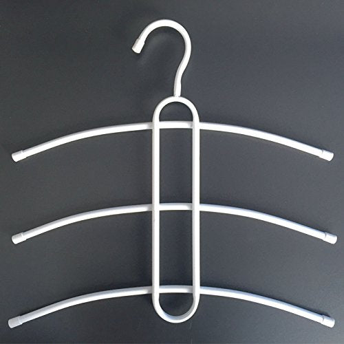 Salome Idea 3PCS Multi-Purpose Cloth Rack, 3 Tier Cloth Hanger, (White)