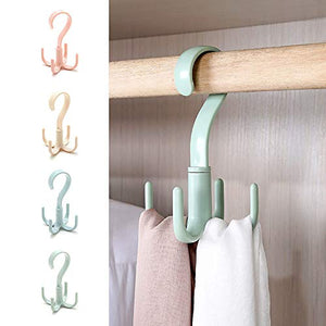 clothes hanger Multipurpose Plastic Scarf Hanger Belt Bag Storage Rack Hat Rack
