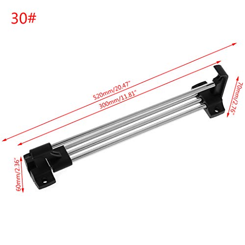 Ladaidra Retractable Wardrobe Clothes Hanger Pull Out Closet Rod Rail Organizer Rack (30)