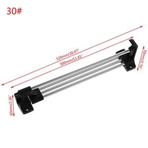 Ladaidra Retractable Wardrobe Clothes Hanger Pull Out Closet Rod Rail Organizer Rack (30)