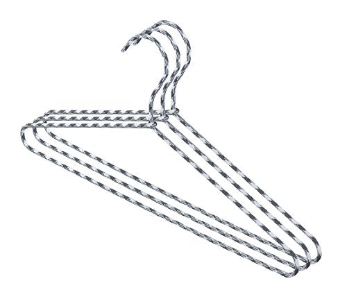 Domopak Living 8001410074089 3 Rope Hanger Set, Steel/Grey Polyester, 1 x 40.4 x 19.5 cm