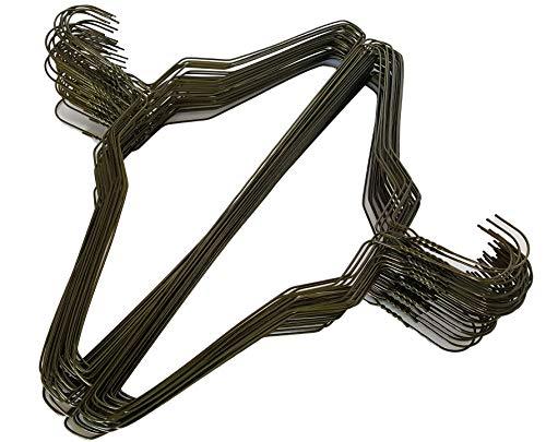 100 Gold Wire Hangers 18  Standard Clothes Hangers (100, Gold)