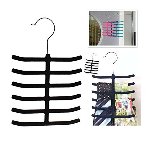 12 Tie Belt Towel Velvet Flocked Non-Slip Scarf Shawl Tie Belt Clothes Hanger