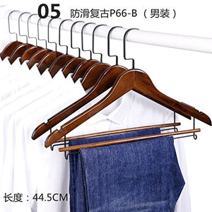 U-emember Clothing And Wardrobe Racks Coat Hangers Coat Quality To Stand In Support Of The First Instance-Yi Wooden Frame To Wood Wood, 10, Anti-Slip Ap66-B Menswear