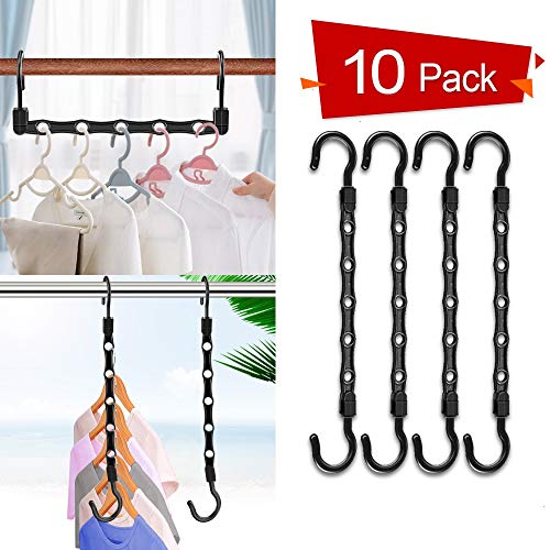 Koicaxy Clothes Hangers,Magic Cascading Hangers for Space Saving 10 Pack