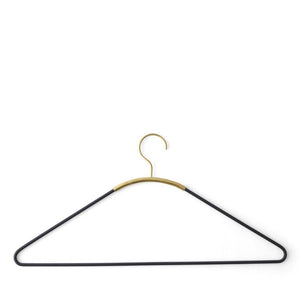 Ava Clothes Hanger in Black & Brass design by Menu