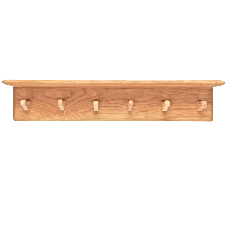 HANGING RACK 6 PEG WITH SHELF