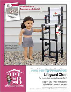 Pool Party Collection: Lifeguard Chair PVC Pattern