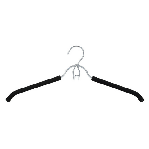 Closet Spice Chrome Shirt Hanger - Set of 6 (Black)